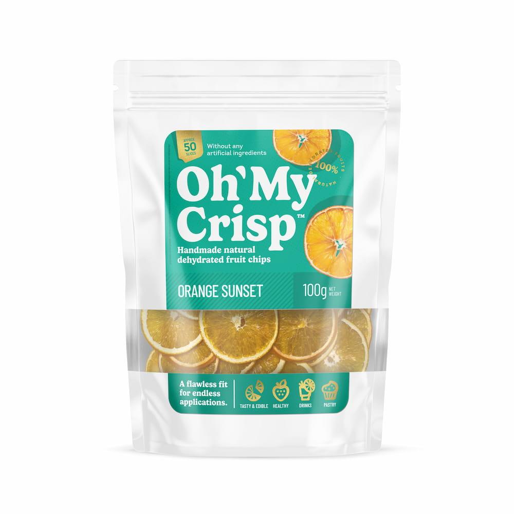 Dried orange chips