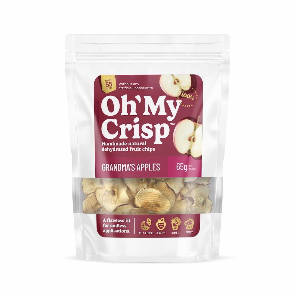 Dried apple chips