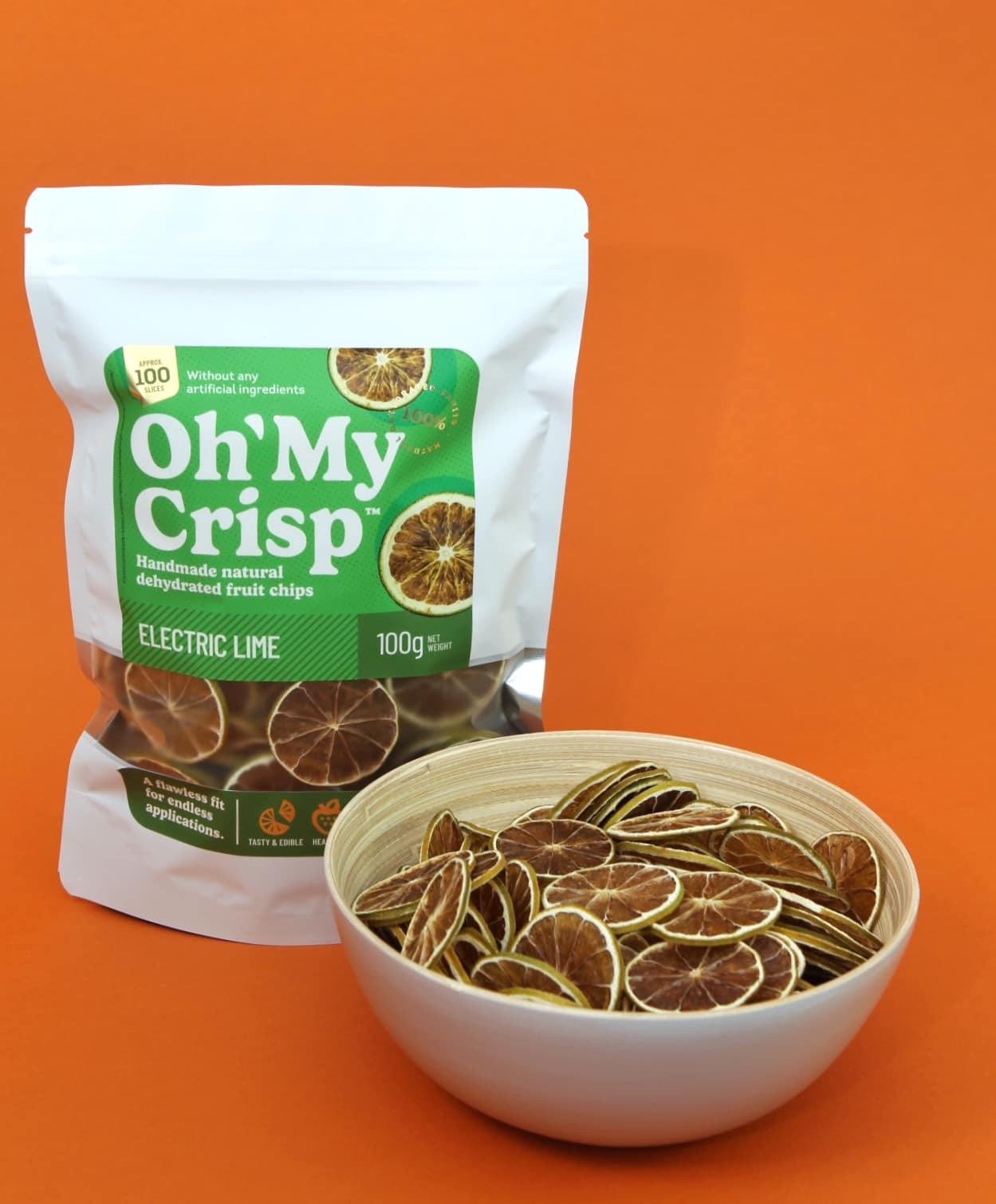 Dried lime chips